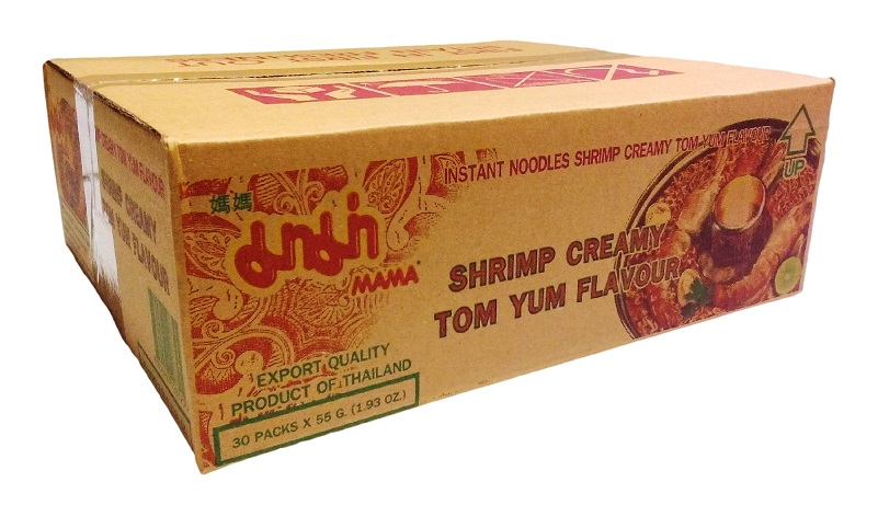 Mama tom yum shrimp creamy - scatola da 30 bustine